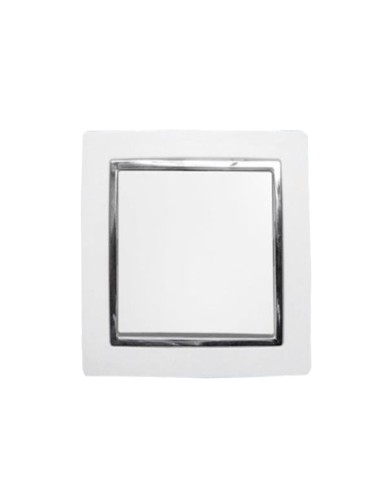 INTERRUPTOR  DOBLE CONTRO CROMADO EMPOTRAR MATE [6H1H120M]