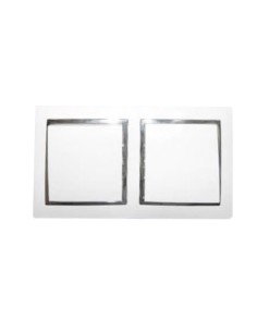 INTERRUPTOR DOBLE ANCHO EMPOTRABLE  BRILLO [6TL3696]