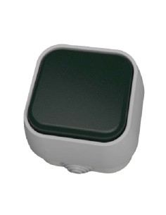 INTERRUPTOR DE 2 VIAS DE 1 BANDA IP54 USO EXTERIOR 10X~250 GRIS OSCURO [6H2B120M]