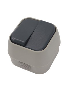 INTERRUPTOR DOBLE C/TAPA EXTERNA 16/250~ CJ72 [6H2B210M]