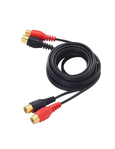 CONEXION PARA AUDIO 4 RCA/HEMBRA 1.5 MTS CJ120 [6QX3169]