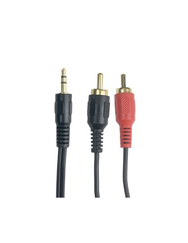 CONEXION PARA AUDIO JACK ESTEREO M/2 RCA CJ120 [6QX3177]