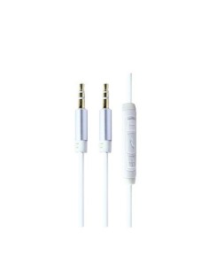 CABLE AUDIO MACHO Y MACHO 1.2M 3.5MM BLANCO CJ144 [6ST4101W]