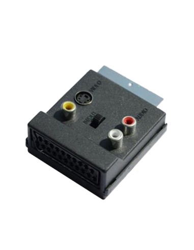 ADAPTADOR EUROCONECTOR 3 RCA/H Y S-VHS CJ192 [6SI1017]