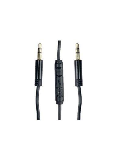 CABLE AUDIO MACHO Y MACHO 1.2M 3.5MM NEGRO CJ144 [6ST4101B]