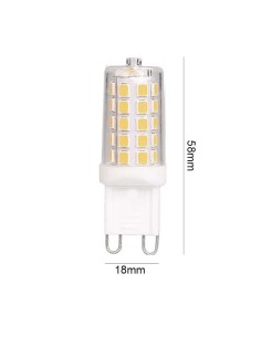 BOMBILLA LED G9 4.6W 550LM 6500K LUZ FRIA [AG9P010]