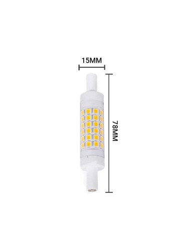 BOMBILLA LED R7S 78mm 5W 6500K LUZ DIA CJ72 [AJ7815]