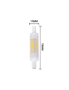 BOMBILLA LED R7S 78mm 5W 3000K LUZ DIA CJ72 [AJ7815W]