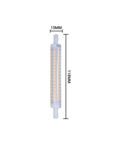 BOMBILLA LED R7S 118MM 8W 6400K LUZ DIA CJ60 [AJ11815]