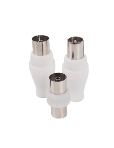 CONECTOR TV HEMBRA Y MACHO 2 PZS BLISTER CJ480 [6SI20012]