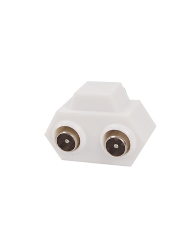 ADAPTADOR TV HEMBRA/2 MACHO BLISTER CJ240...