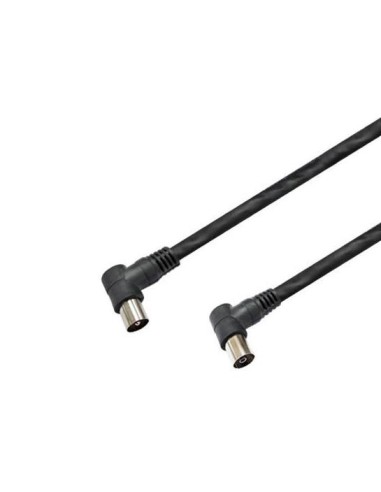 CABLE ANTENA RG6U 2 MTS 75OHM NEGRO CJ144...
