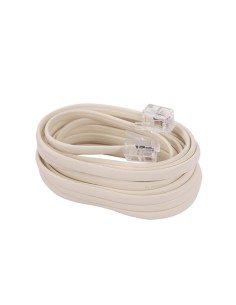 CABLE TELEF CONECTOR MACHO/MACHO RJ11 3 M CJ192 [6LX410-3M]