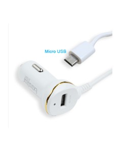 CARGADOR COCHE USB 12-24V 5V2.4A C/CABLE MIC.USB 1...