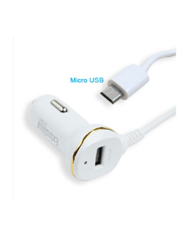 CARGADOR COCHE USB 12-24V 5V2.4A C/CABLE...