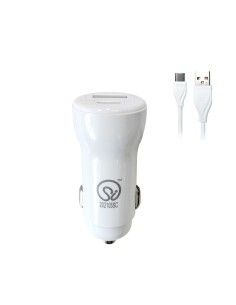 CARGADOR DE COCHE CON CABLE TYPE C 5V3A 1M [DPDCC187T]
