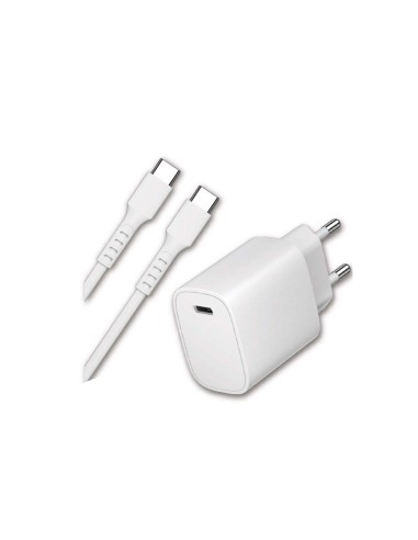 CARGADOR TIPO C 20W CON CABLE C-C 1MT 2.4A...