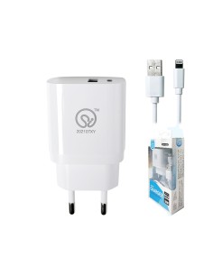 CARGADOR DE PARED CON CABLE IPHONE 5V3.1A PD20W [DPDTC1201I]