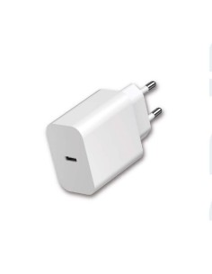 CARGADOR TIPO C 25W BLANCO PD3.0 240V 0.6A 5V3A ABS...