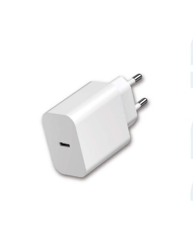 CARGADOR TIPO C 25W BLANCO PD3.0 240V 0.6A 5V3A...