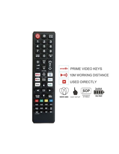 MANDO TV SAMSUNG CON BOTONES SMART HUB ACABADO...