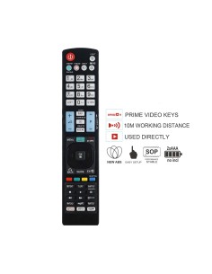 MANDO TV LG CON BOTONES APPS SMART [DLG08]