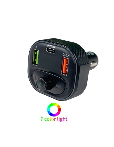 MANO LIBRE BLUETOOTH PARA COCHE RGB CJ48 [DAMT86]