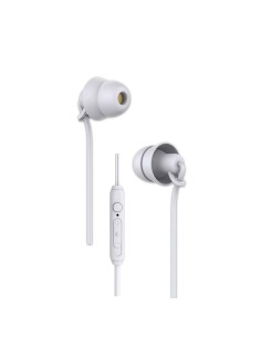 AURICULARES DE SILICONA PARA DORMIR 3.5MM 1.2MTS CON MICRO [DAUEM24P15]