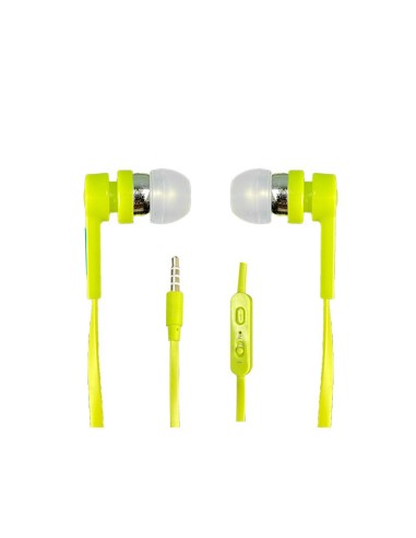 AURICULARES MOVIL VERDE PVC/PLANO PUNTO CJ96 [DAU050G]