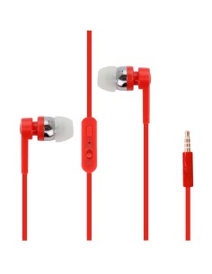 AURICULARES MOVIL ROJO PVC/PLANO PUNTO CJ96 [DAU050R]