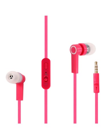 AURICULARES MOVIL ROSA PVC/PLANO PUNTO CJ96 [DAU050]