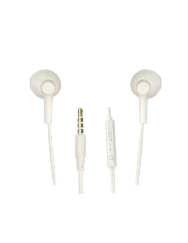 AURICULARES MOVIL 2.5TPE 120CM BLANCA CJ96 [DAU1014]