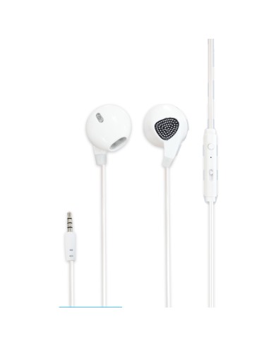 AURICULARES MOVIL 2.5TPE 120CM BLANCA CJ96 [DAU1015]