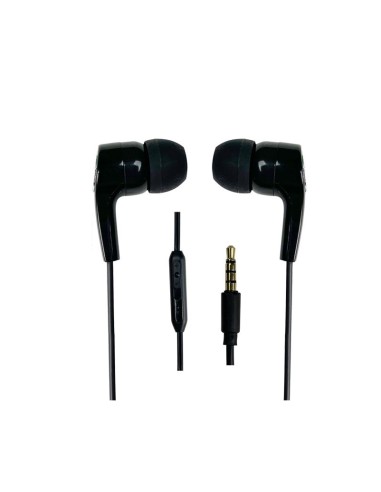 AURICULARES MOVIL 2.5 TPE NEGRO CJ96 [DAU049B]