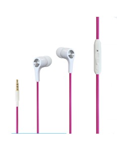 AURICULARES MOVIL 2.5TPE ROSA ROJO/BLANCO CJ96 [DAU049RR]