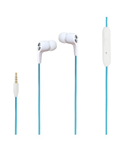 AURICULARES MOVIL 2.5TPE AZUL/BLANCA CJ96 [DAU049BL]