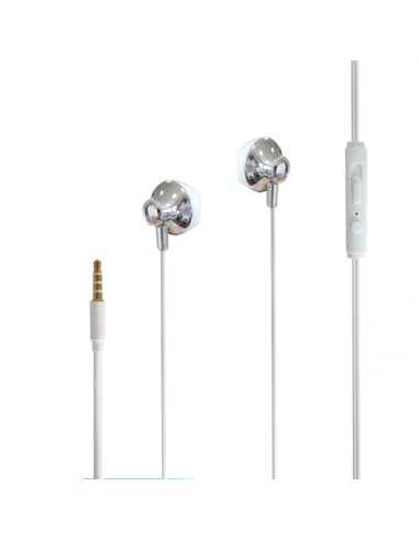 AURICULARES MOVIL 14MM TPE 2.5 PLASTICO BLANCO [DAUEM329W]