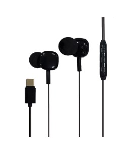 AURICULARES MOVIL TYPE-C 120CM NEGRO CJ96 [DAUEI032TB]
