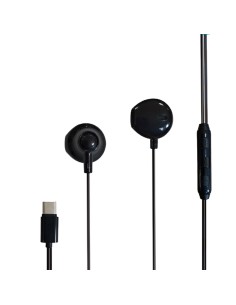 AURICULARES MOVIL TYPE-C 120CM NEGRO CJ96 [DAUEI028T]