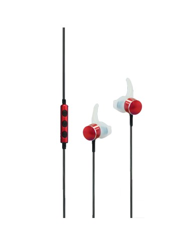 AURICULARES MOVIL VIBRAR ALUMINIO NEGRO TPE/REDONDO [DAUE323]