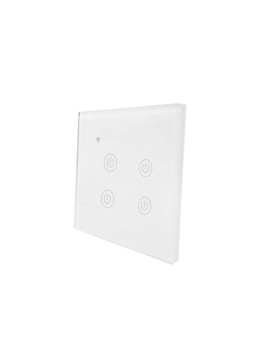 INTERRUPTOR CUADRUPLE DE WIFI BLANCO CJ72 [6DS1014]
