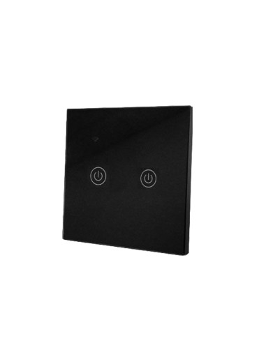 INTERRUPTOR DOUBLE DE WIFI NEGRO CJ72 [6DS1012B]