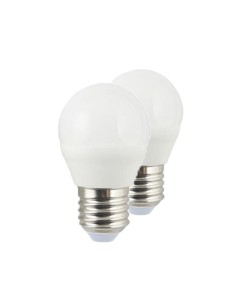 BOMBILLA BOLA LED PACK2 4.9W E27 480L 4200K LUZ NATURAL [AG45PK5AN]