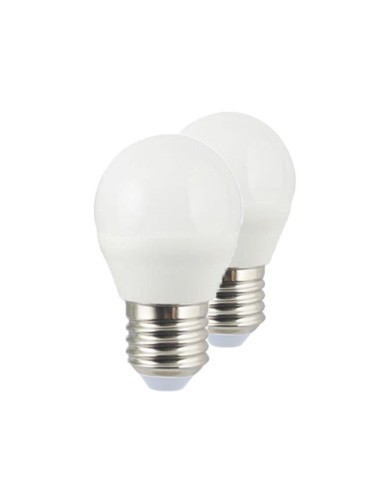 BOMBILLA BOLA LED PACK2 4.9W E27 480L 4200K LUZ NATURAL [AG45PK5AN]