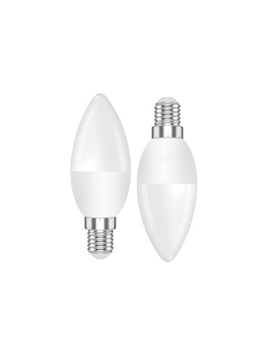 BOMBILLA LED C37 PACK2 E14 9W 860LM 4200K LUZ NATURAL [AC37PK9BN]
