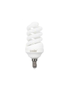 BOMBILLA LED ESPIRAL TRANSLUCIDA E14/8W 6400K CJ96 [ASPB8T]