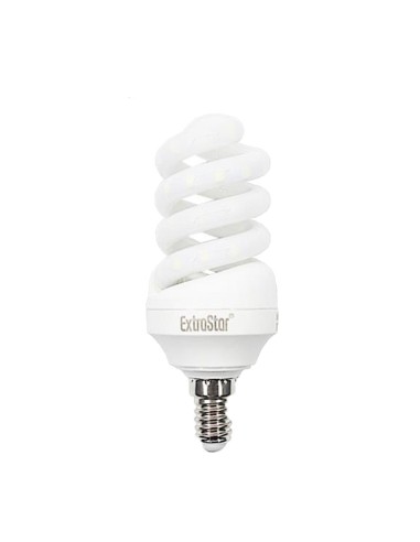 BOMBILLA LED ESPIRAL TRANSLUCIDA E14/11W 6400K CJ96 [ASPB11T]