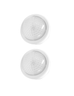 LUZ DE NOCHE PULSABLE 2PCS 0.7W 30LM 6500K LUZ FRIA FUNC.2XAAA [8HGT013]