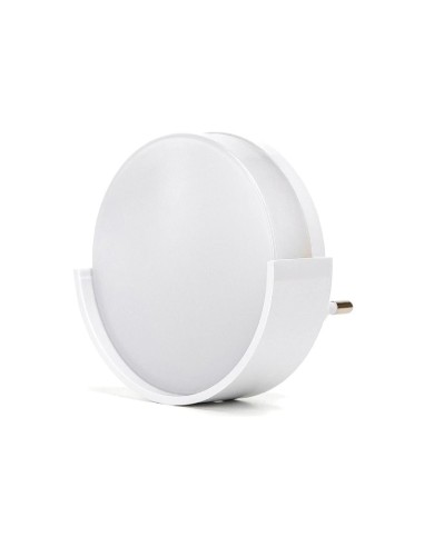 LUZ DE NOCHE ENCHUFE REDONDO 0.6W 6LM 6500K...