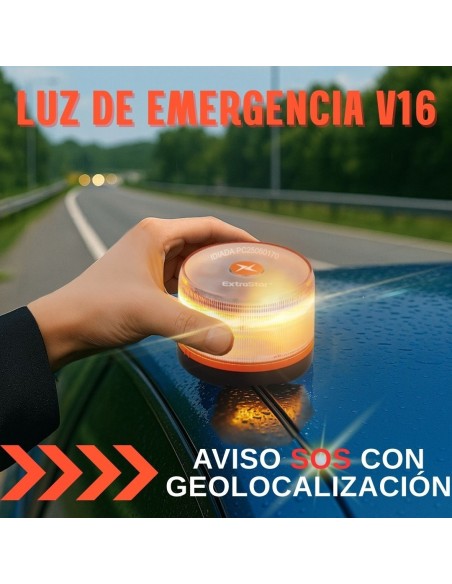 EXTRASTAR BALIZA V16 CONECTADA CERTIFICADA IDIADA PC25060170 [MOD-V16]